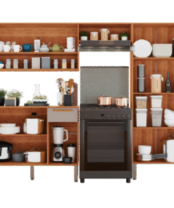 Cozinha Completa Com BalcÃo Madri Cinamomo/off White - SallÊto