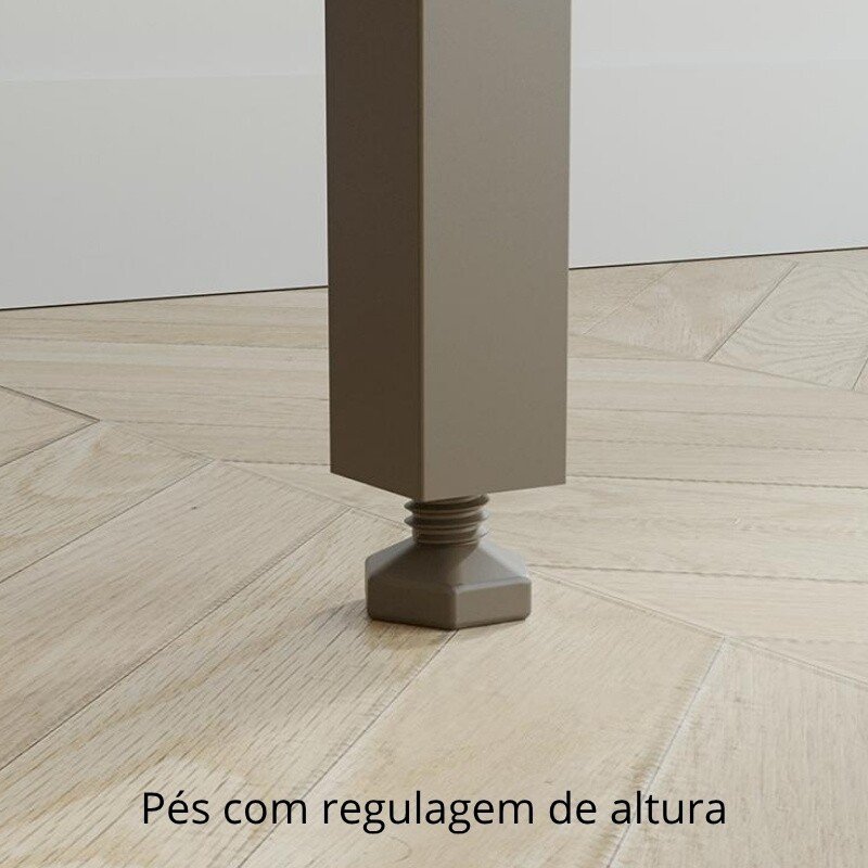 Armário de Cozinha Acácia larg. 2.18m Cinamomo/Off Sallêto - Imagem 8