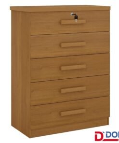 Cômoda Ipanema Cinamomo 5 Gavetas Larg. 0.85m - D Doro