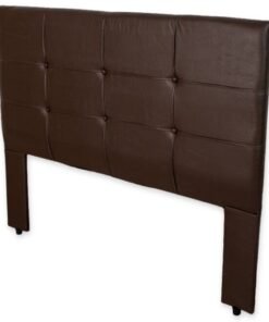 Cabeceira Casal Eslovênia Corino Marrom - R.A ESTOFADOS