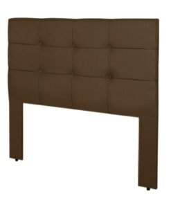 Cabeceira Cama Box Queen 1.60 Eslovênia Veludo Marrom