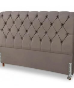 Cabeceira Casal Lavínia Larg. 1.40m Sued Cinza