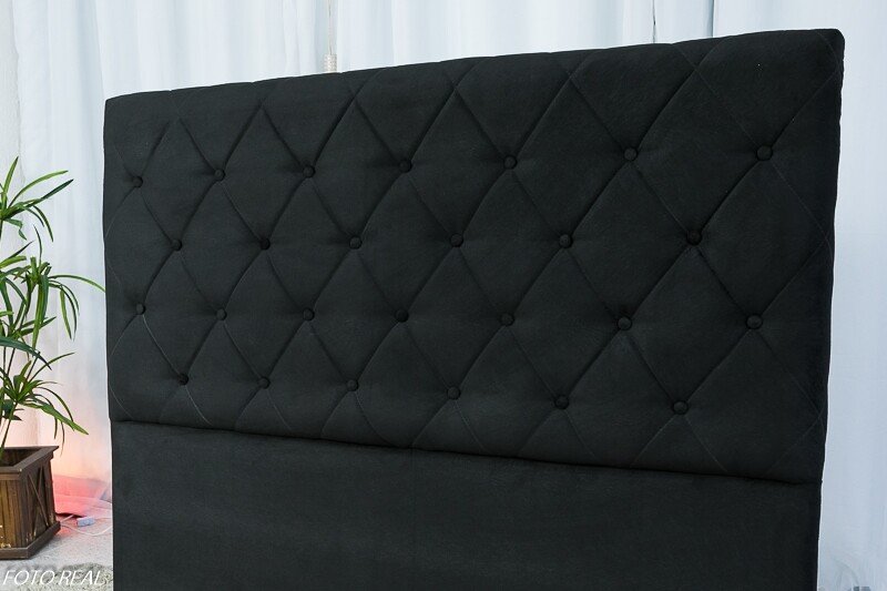 Cabeceira Casal Rio Sued Preto Largura 1.40m - Imagem 2