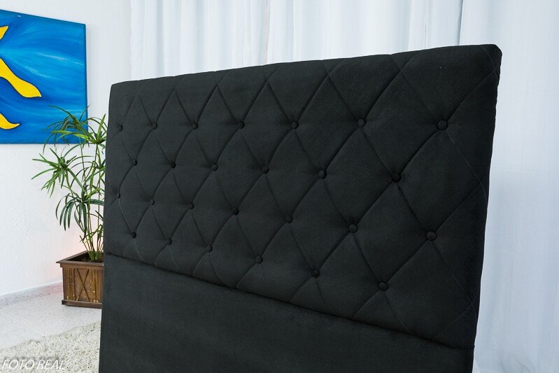 Cabeceira Casal Rio Sued Preto Largura 1.40m - Imagem 3