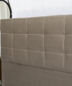 Cabeceira Casal Veneza Sued Cinza Largura 1.40m