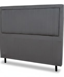 Cabeceira Queen Cintia Veludo Cinza Larg. 1.60m
