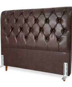 Cabeceira Queen Lavínia Korino Marrom Larg. 1.60m