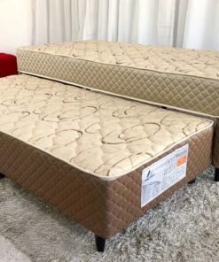 Cama Solteiro Duo Box + Cama auxiliar D33 88x188x60 - Rondomóveis