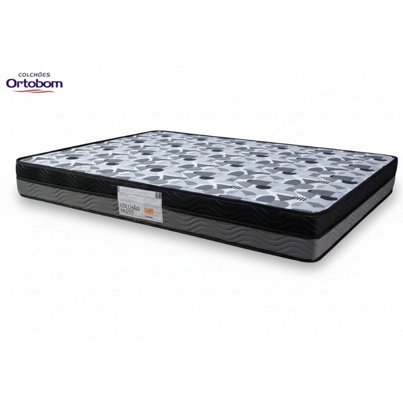 Colchão Casal Ortopédico EPS Iso Dupla Face D-33 138x188x20 Ortobom