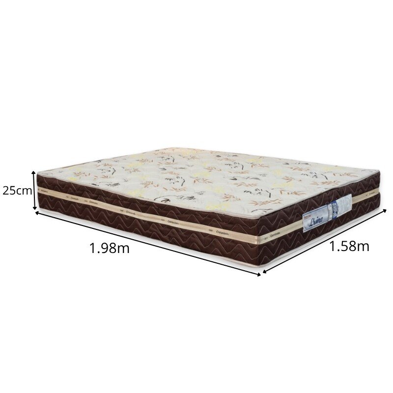 Colchão Queen Livina Molas Ensacadas 158x198x25 Orthoside - Imagem 3