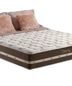 Colchão Casal Classic Marrom Molas Superlastic 138x188x22 Anjos