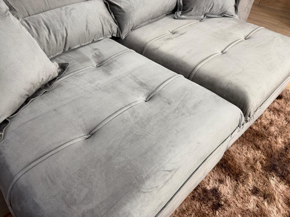 Sofá Retrátil e Reclinável Kioto 2.50m - Capuccino Veludo - Imagem 10