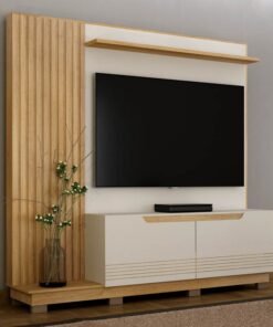 Home Santiago Off/Cinamomo Ripado TV até 80 Polegadas Larg. 2.00m - Valdemoveis
