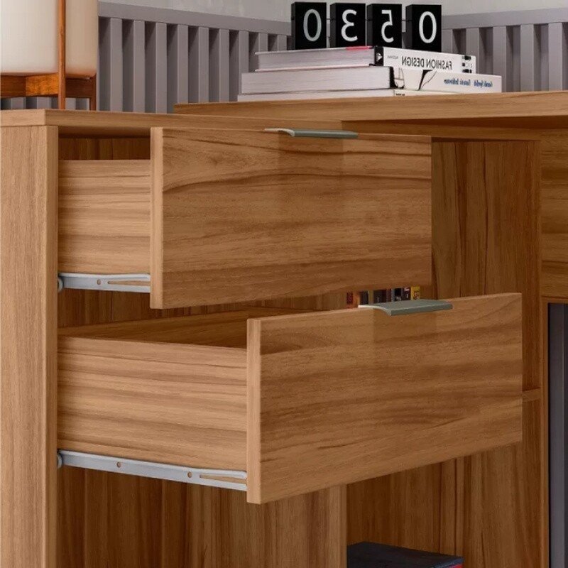 Mesa Office NT 2060 Freijó 2 Gavetas Larg. 2.00m - Notável - Imagem 7