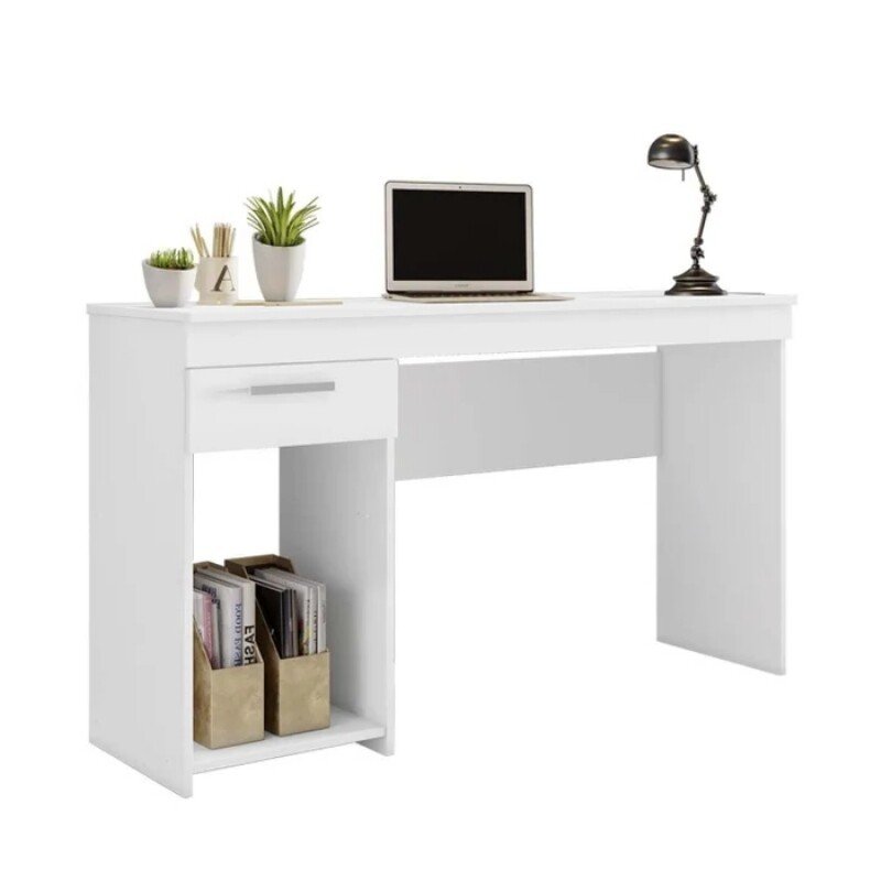 Mesa Office NT 2070 Larg. 1.08m Branco Notável - Imagem 3