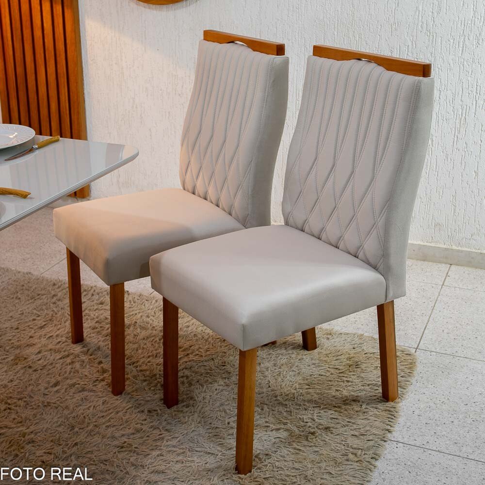 Base Mesa Pedro 4 lugares Vidro Off 90x90 Madeira Maciça Art Assento - Entregue Montada - Imagem 8