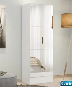 Multiuso Sapateira Maricá Premium Branco 2 Portas C/Espelho Larg. 0.54m - Carioca