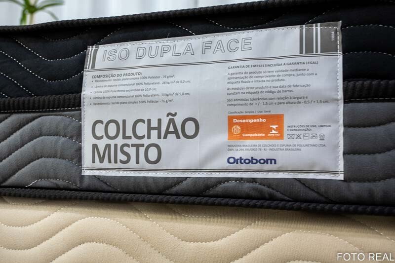Colchão Casal Ortopédico EPS Iso Dupla Face D-33 138x188x20 Ortobom - Imagem 2