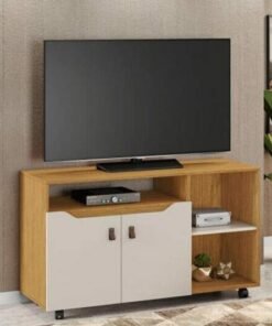 Rack Seleto Cinamomo/Off TV até 49 Polegadas Larg. 1.21m - JCM