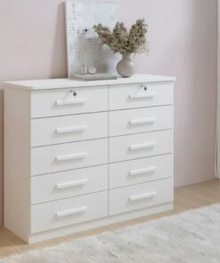 Cômoda Ipanema 5 gavetas - Branco