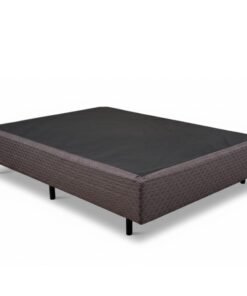 Box Casal 138x188x40 Universal Marrom Bordado - Gazin