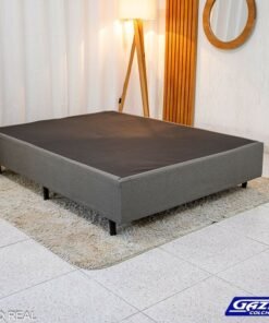 Box Casal 138x188x40 Universal Linho Grafite - Gazin