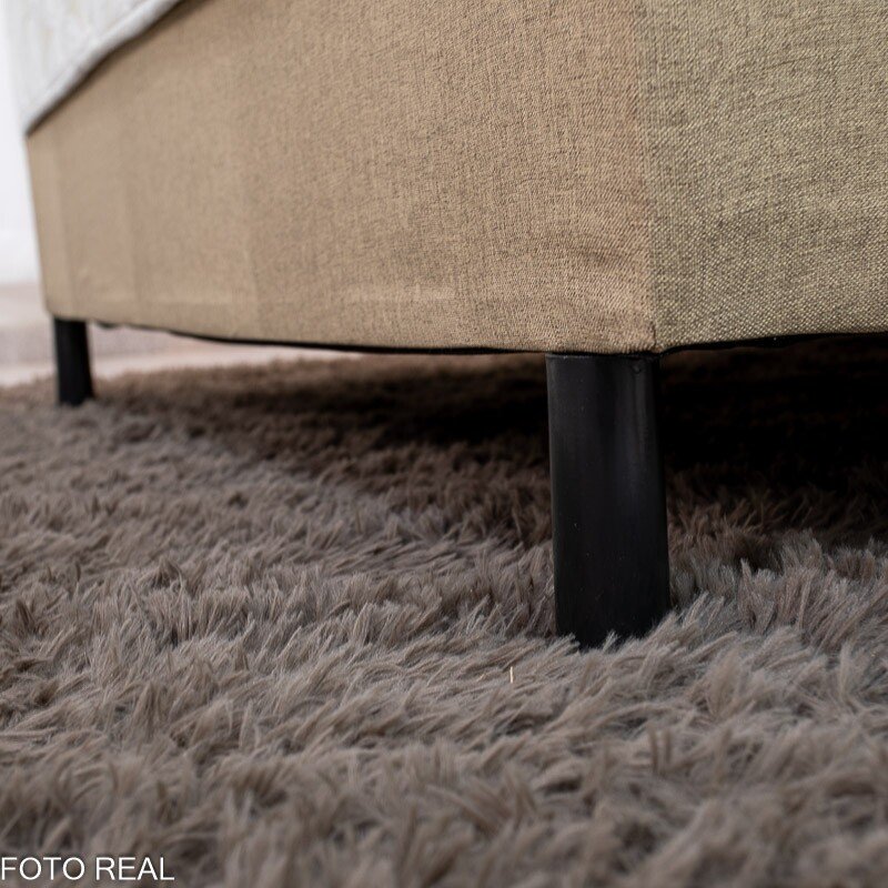 Cama Box Casal Sonho Bom Premium Ortopédica D33 138x188x62 - Nosso Sonho + Painel Cabeceira Lavínia Veludo Bege | Suporta até 250kg - Imagem 6