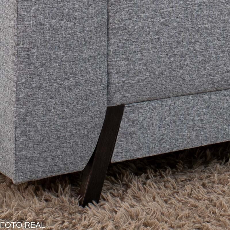 Sofá 3 lugares 8100 2.00m Linho Cinza 27 - Imagem 8