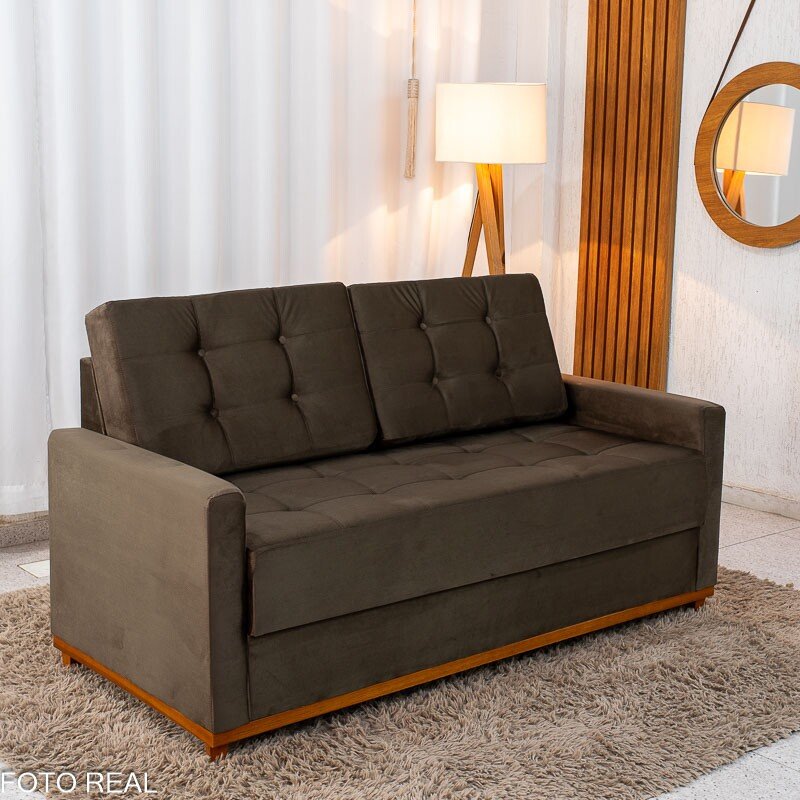 Sofá 3 Lugares Creta Larg. 1.80m Linho Bege 24 - Molas bonnel - Imagem 16