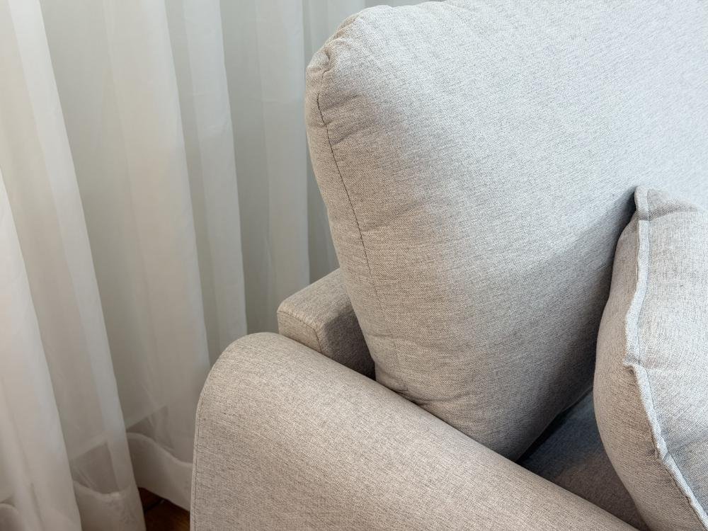 Sofá Cama Retrátil Reclinável Amaranto 2.70m 3 Módulos 80 - Cinza Linho - Imagem 9