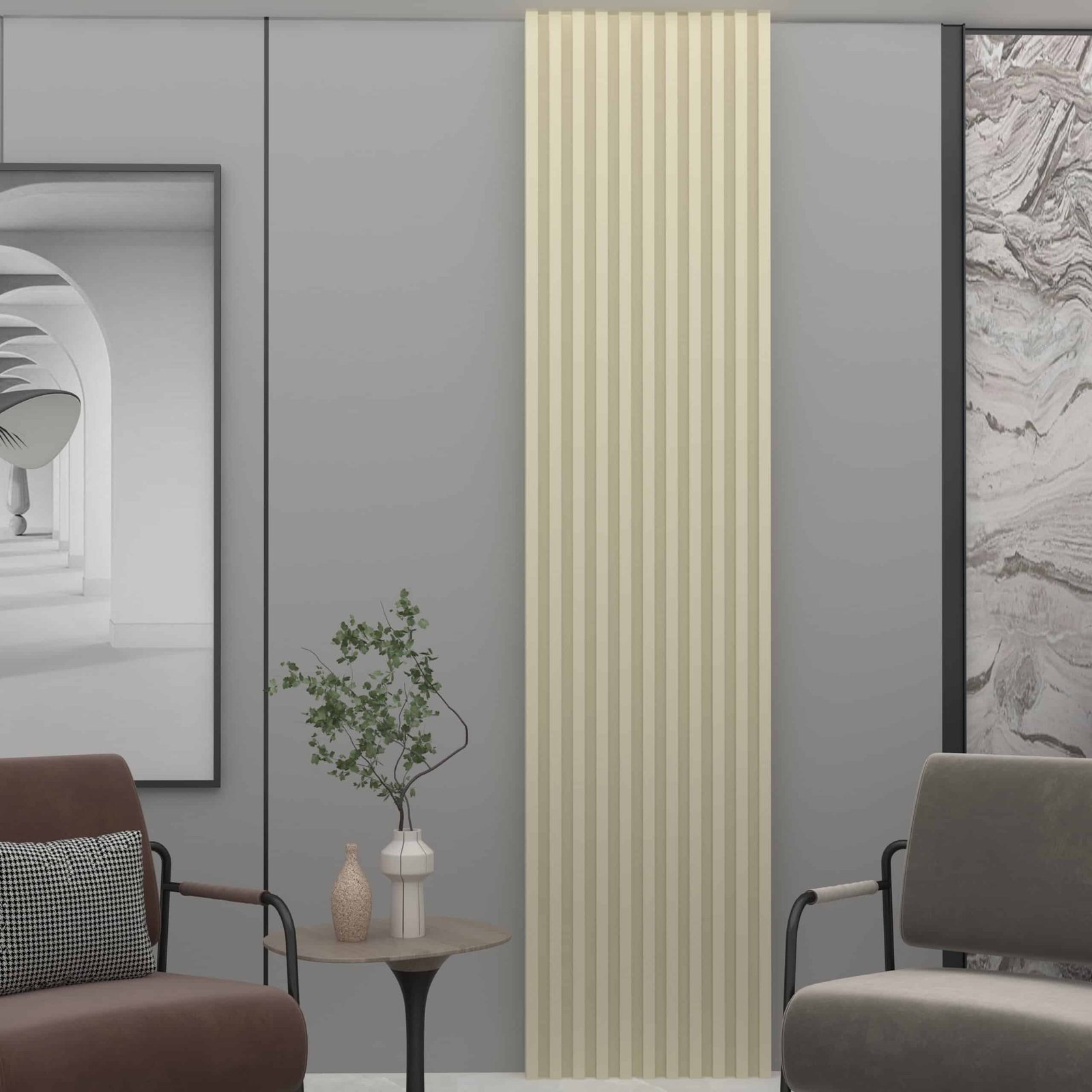 Placa Painel (Extensão) Supremo 46 cm Off White – GELIUS - Imagem 2