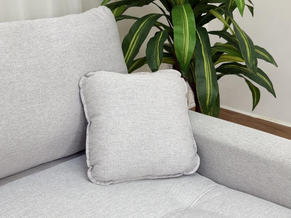 Sofá Cama Retrátil Reclinável Amaranto 2.70m 3 Módulos 80 - Cinza Linho - Imagem 10