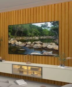 Home Suspenso até 85" Majestade 230 Naturale com Nicho Luminare Off White - GELIUS