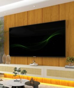 Home Suspenso até 85" Realce 2,225 m Naturale com Nicho Native Off White - GELIUS