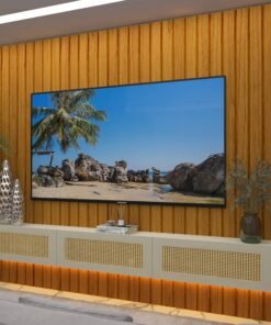 Home Suspenso até 85" Majestade 230 Naturale com Nicho Native Off White - GELIUS