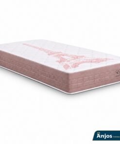Colchão Solteiro Eiffel Molas Superlastic Rosa 188x88x26 Anjos