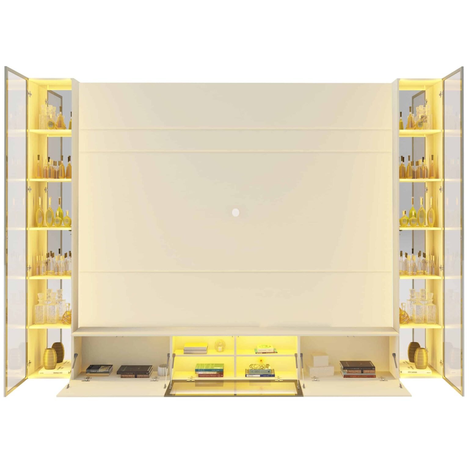 Home Suspenso até 85″ Luminare Reflecta com Duas Torres 293 Off White – GELIUS (ESPECIAL) - Imagem 3