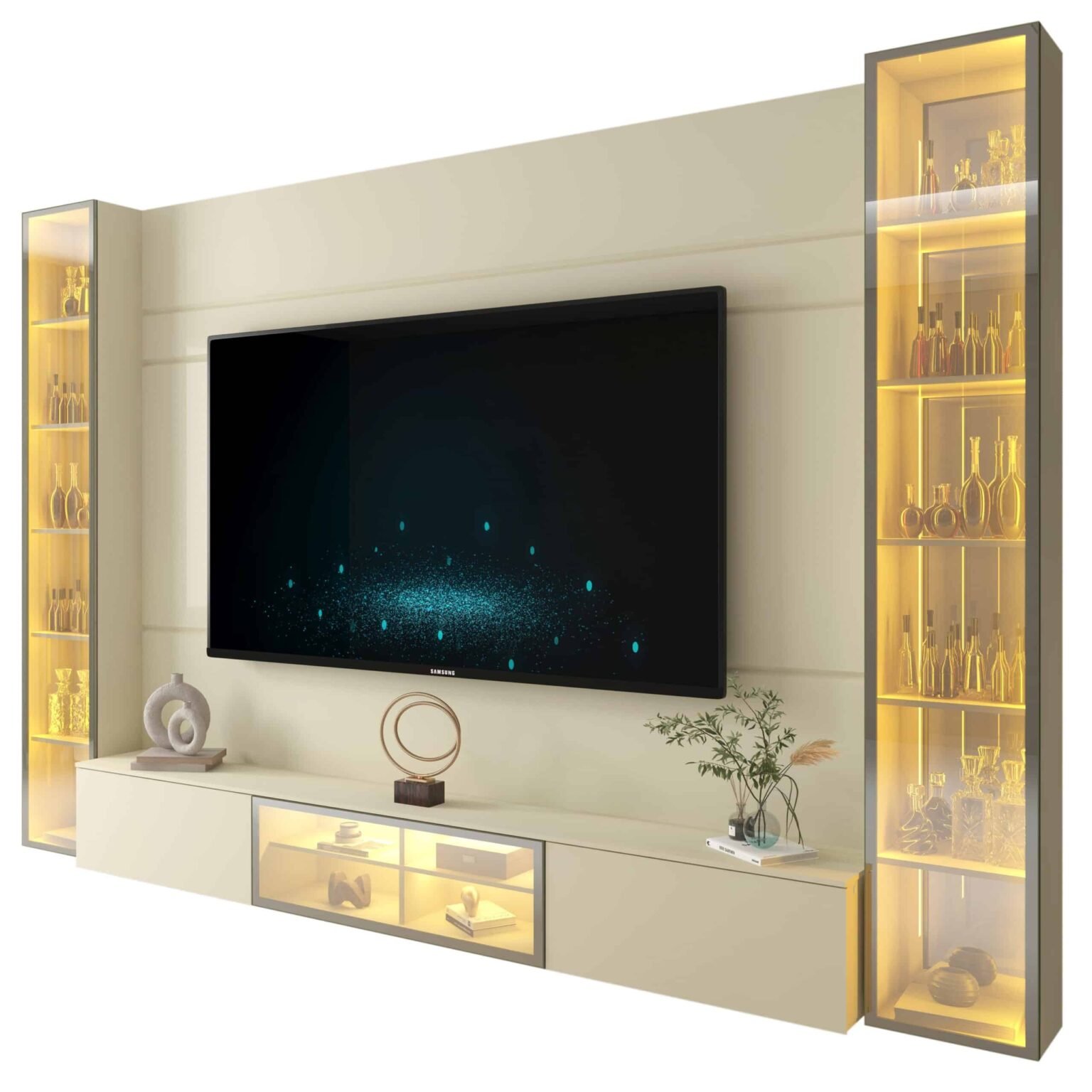Home Suspenso até 85″ Luminare Reflecta com Duas Torres 293 Off White – GELIUS (ESPECIAL) - Imagem 4