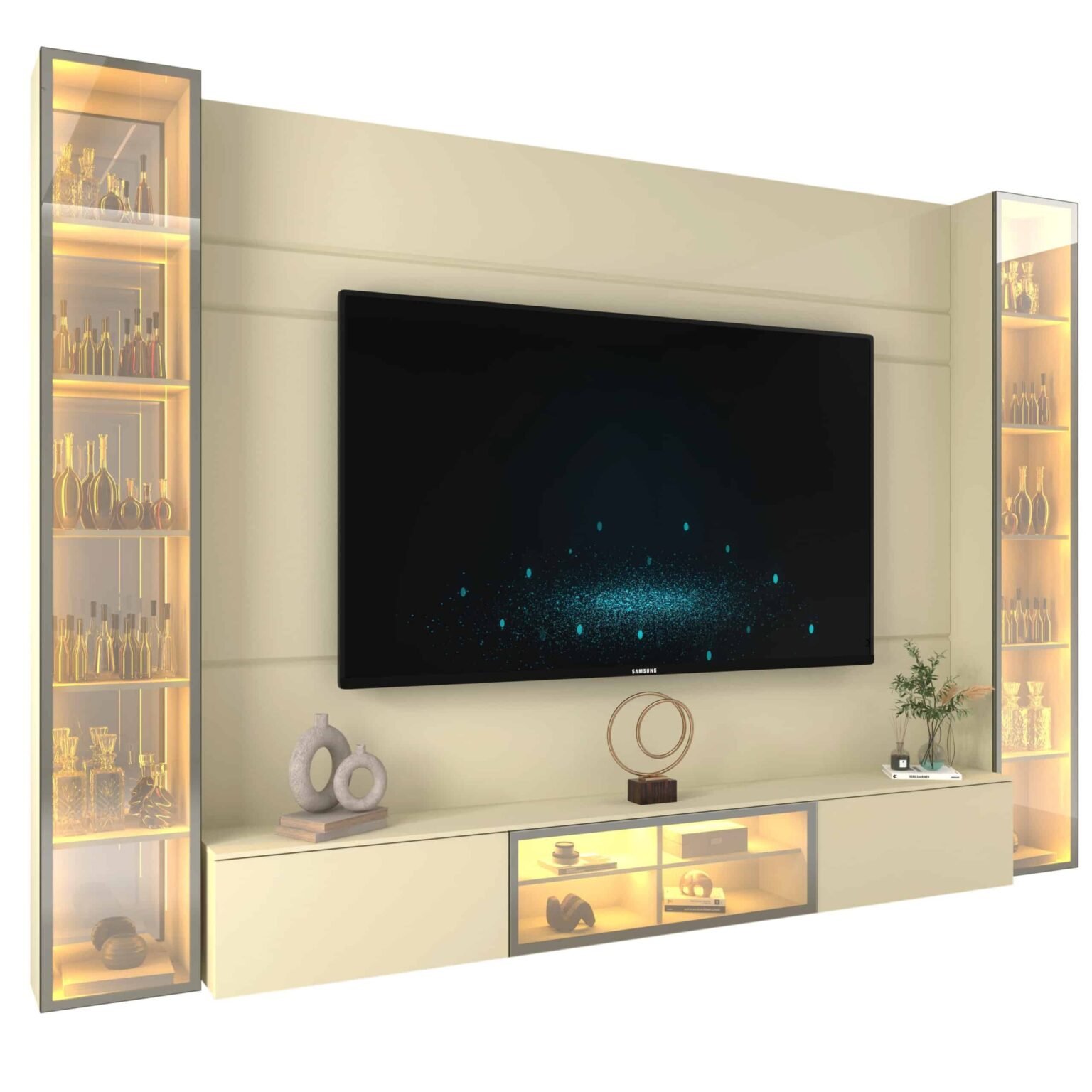 Home Suspenso até 85″ Luminare Reflecta com Duas Torres 293 Off White – GELIUS (ESPECIAL) - Imagem 5