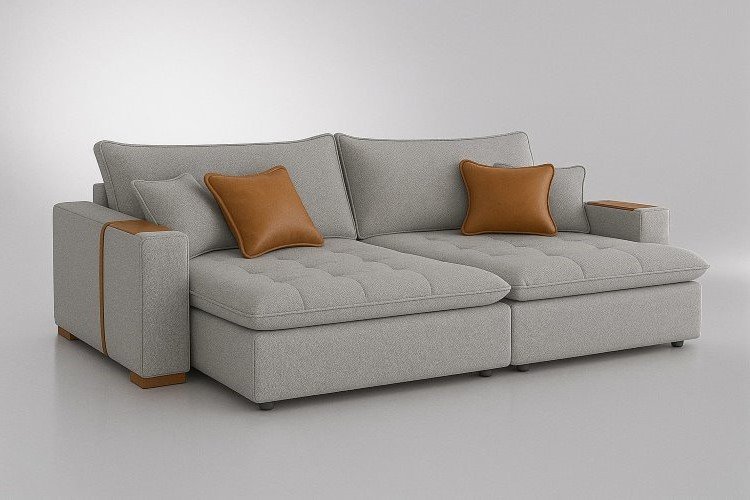 Sofa Cama Retratil Mariah 2.50m - Idealle