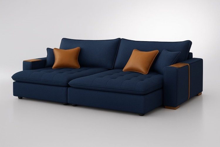 Sofa Cama Retratil Mariah 2.50m - Idealle - Imagem 2