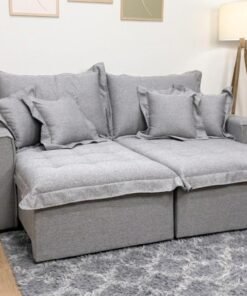 Sofá Cama Retrátil Reclinável Bolt 2.40m Mod.100 –  Linho