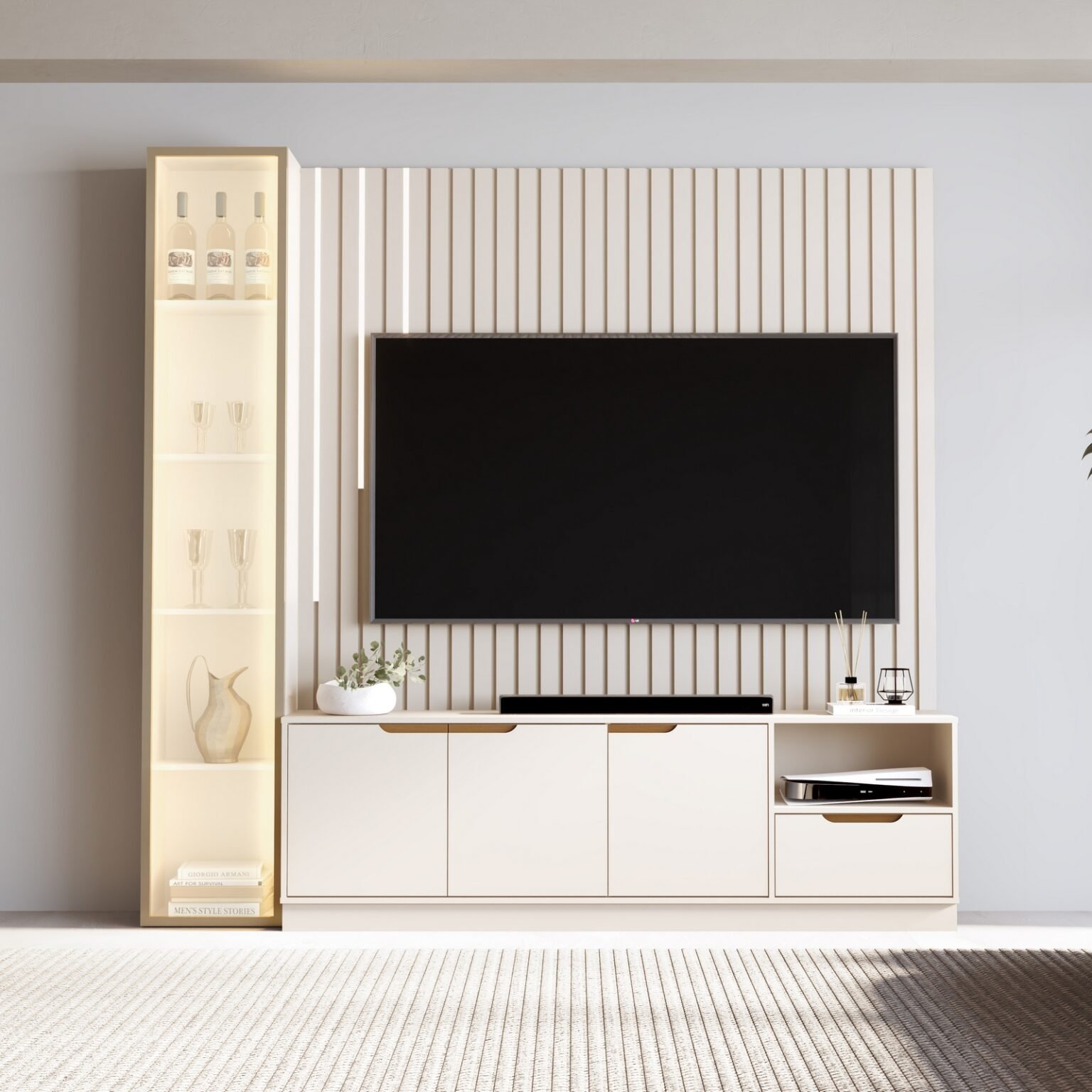 Home Tucumã Plus/Bancada 1.8 (Cascata) + Torre Modular 2.2 Nature – JB BECHARA (ESPECIAL)