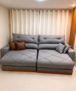Estofado Retrátil Reclinável Geriba Plus 2.90m Idealle